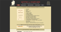 Desktop Screenshot of keynesatharvard.org